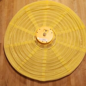 Ikea SOLVINDEN Solar Outdoor GLOBE LAMP YELLOW 20" Diameter 10" High